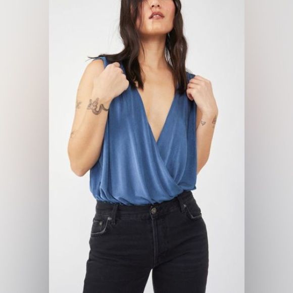 NWT Free People - Bodysuit - Size Large - Picture 1 of 6